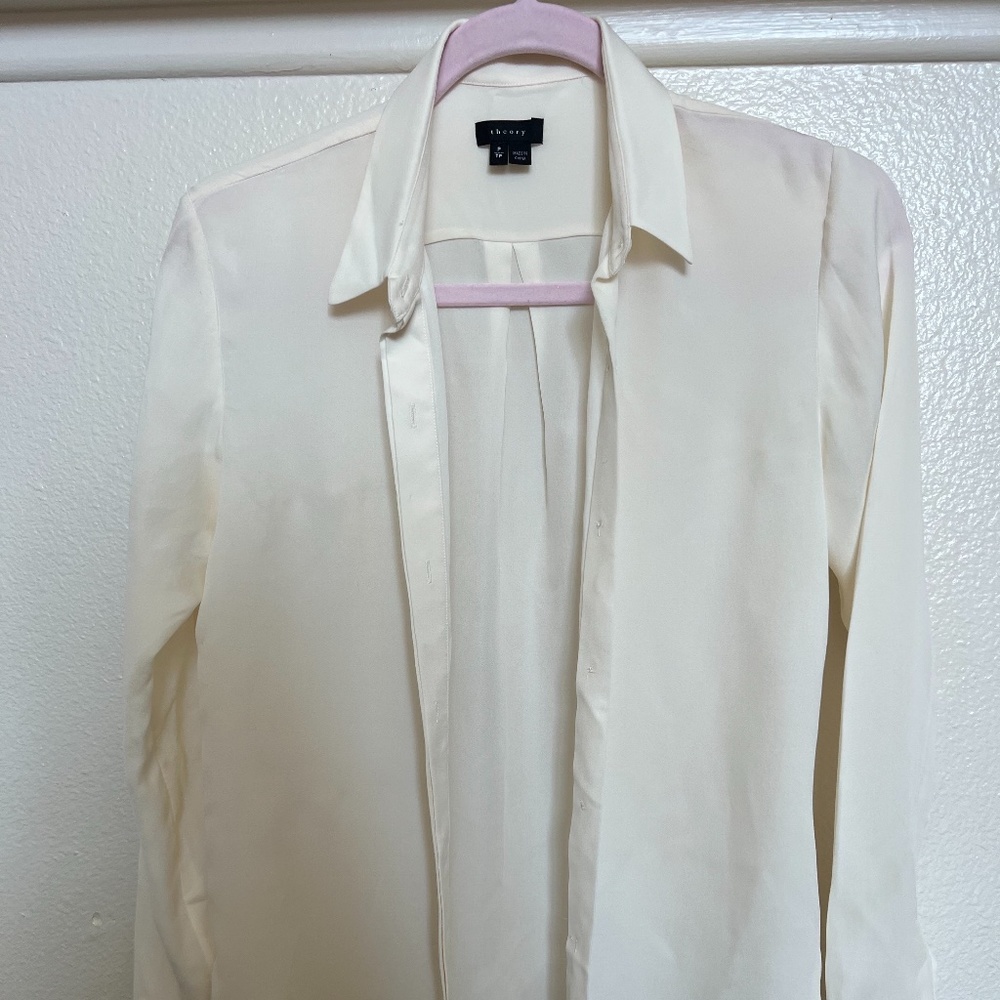 Theory Blouse in Silk